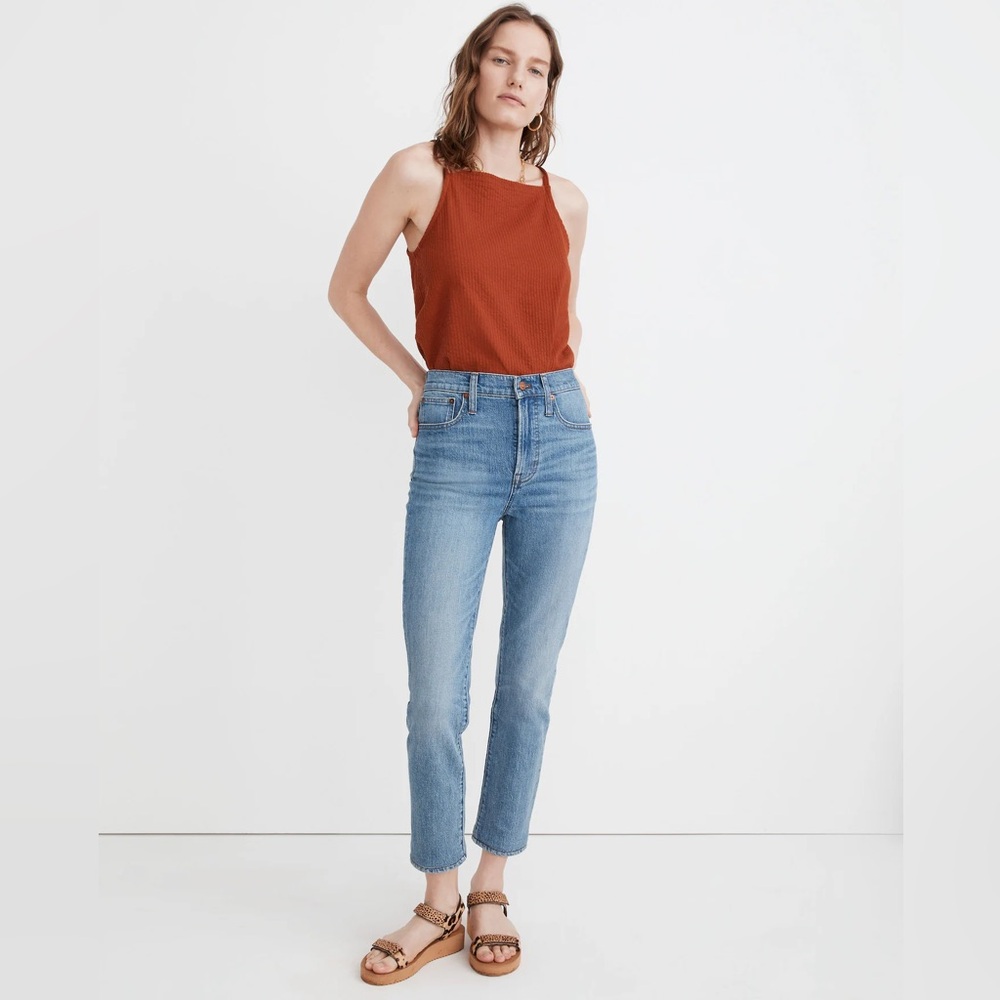 Madewell Perfect vintage crop jeans in size 28. Very good condition.